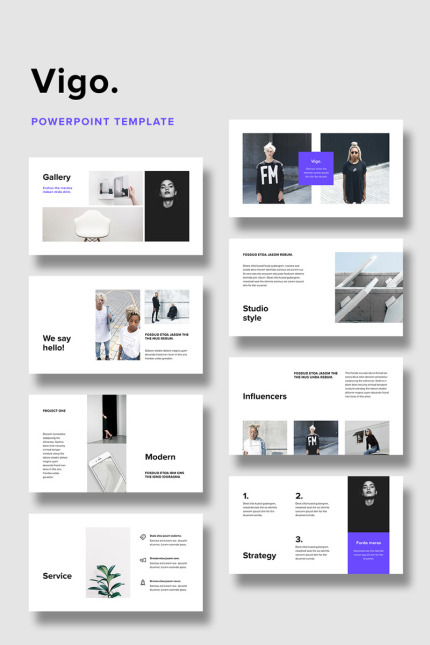 Template #75326 Template Presentation Webdesign Template - Logo template Preview