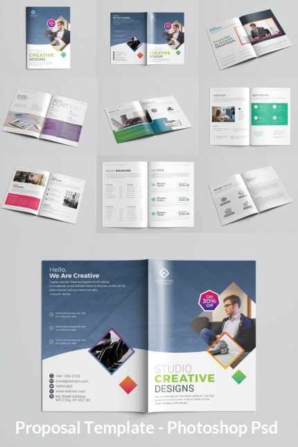 Template #75390 Brochure Business Webdesign Template - Logo template Preview