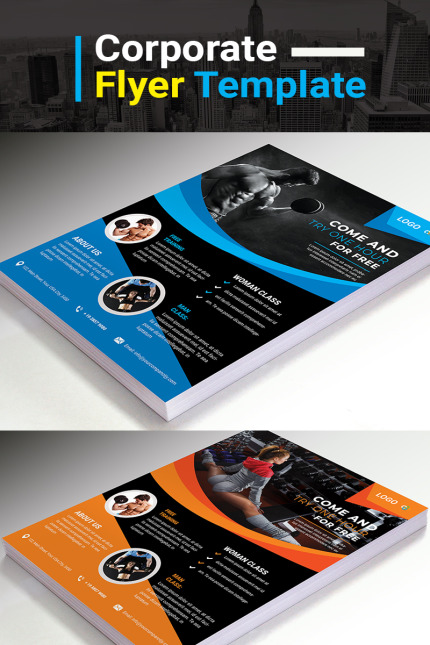 Template #75392 Flyer Creative Webdesign Template - Logo template Preview