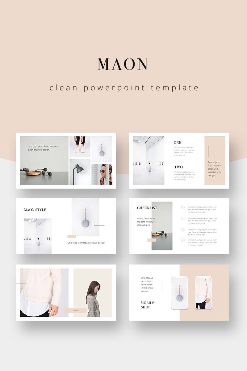 PowerPoint Vorlage namens "MAON - Powerpoint Template" #75343