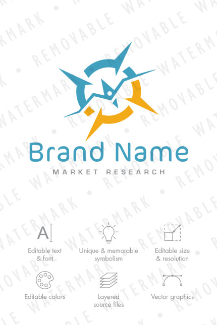 Template #75430 Direction Market Webdesign Template - Logo template Preview