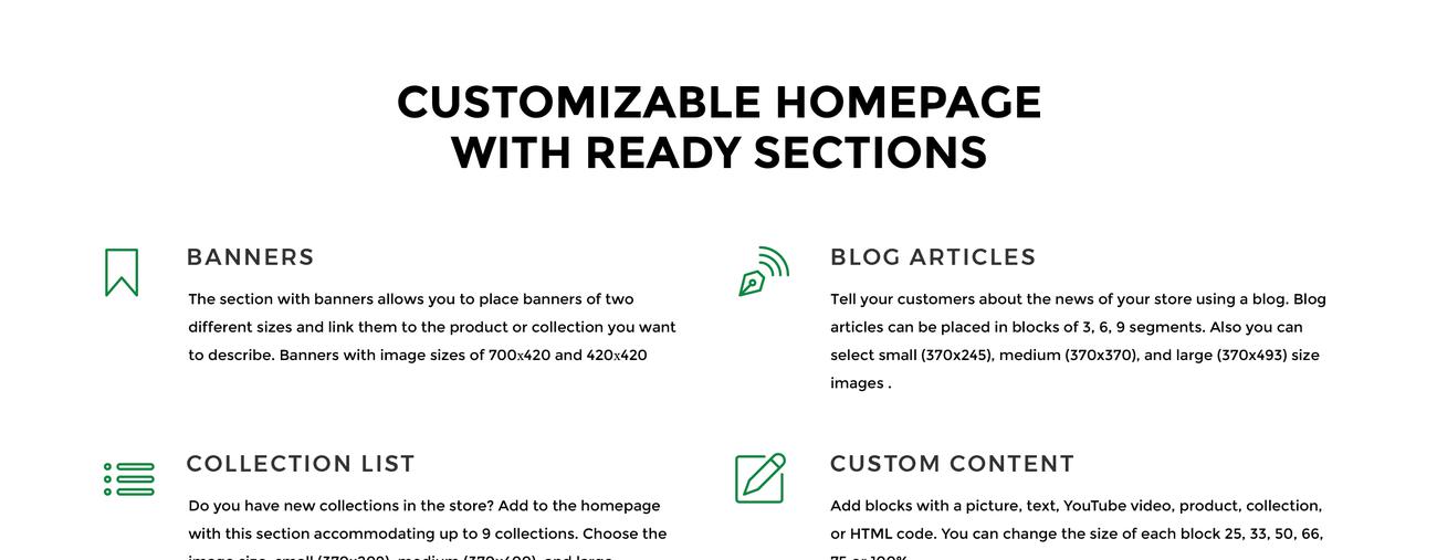 чистая современная тема bootstrap shopify