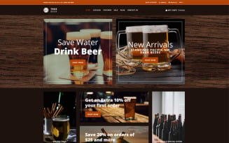 TrueBeer - Stylish Functional Bootstrap Shopify Theme