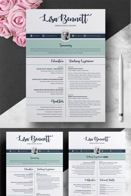 Template #75563 Resumecv Bundle Webdesign Template - Logo template Preview