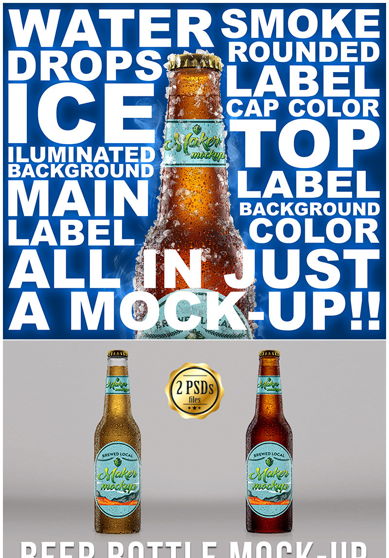 Download Beer Bottle Product Mockup #75538