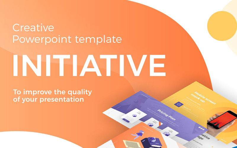 Initiative - Creative PowerPoint template PowerPoint Template