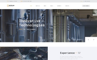 Nordan - Industrial Ready-to-Use Modern Novi HTML Website Template