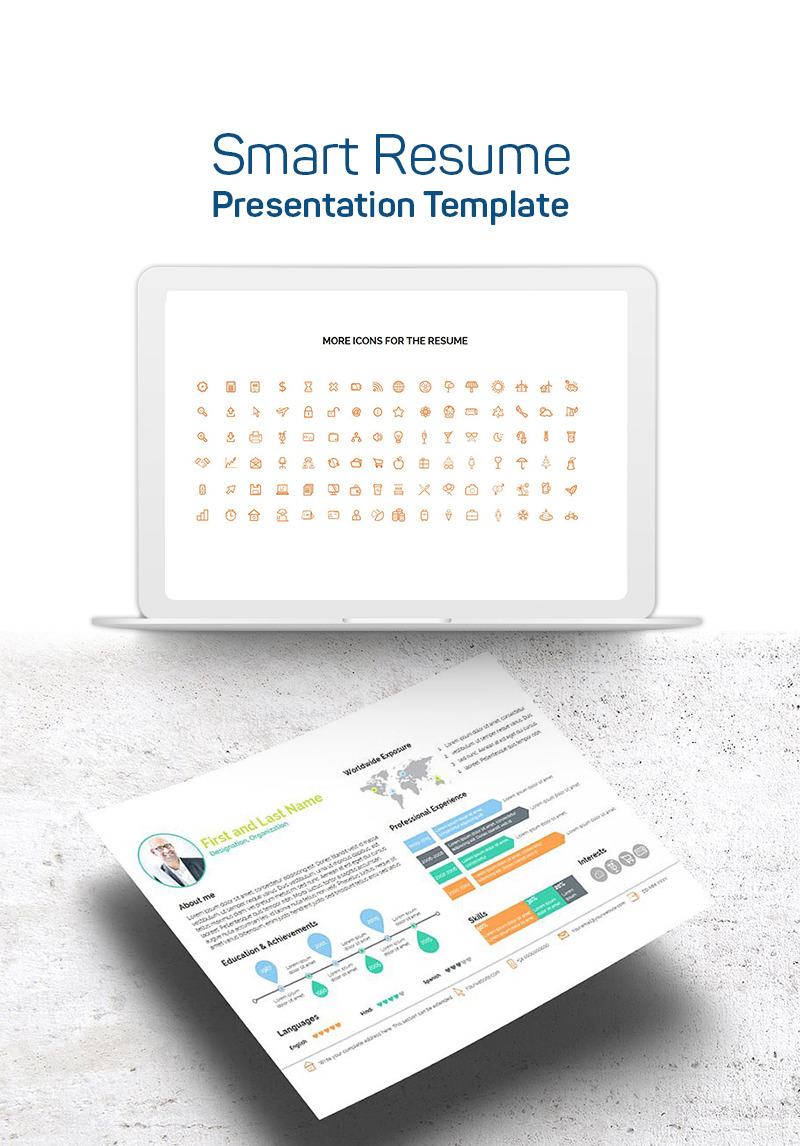Smart Resume Template 75561