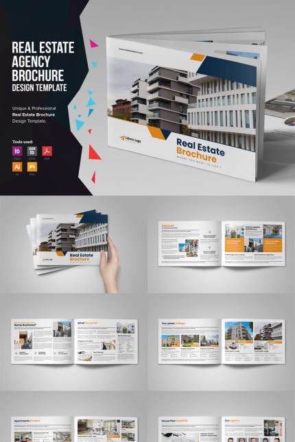 Template #75613 Estate Brochure Webdesign Template - Logo template Preview