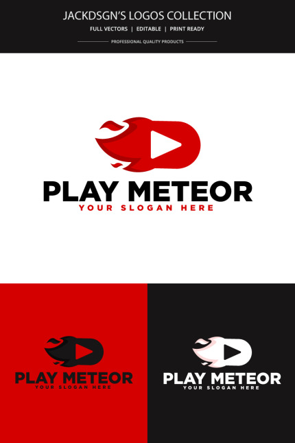 Kit Graphique #75621 Jouer Film Web Design - Logo template Preview