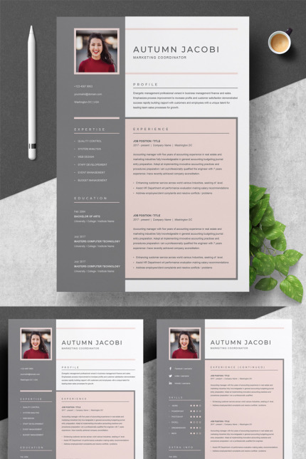 Template #75649 Resumecv Bundle Webdesign Template - Logo template Preview