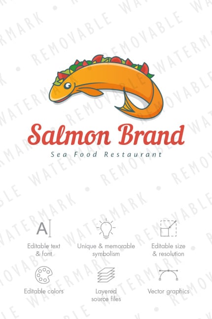 Kit Graphique #75662 Food Fish Divers Modles Web - Logo template Preview