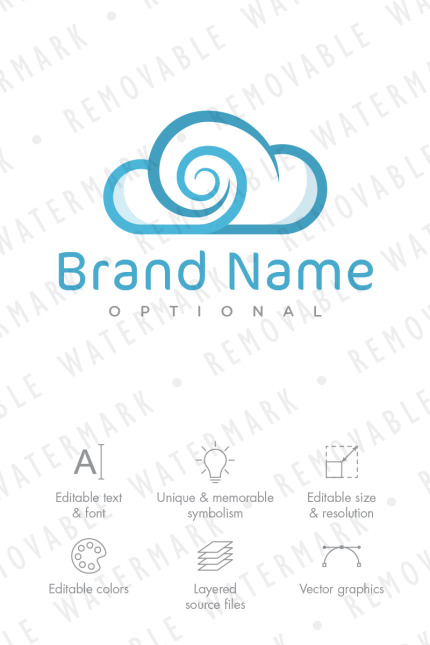 Kit Graphique #75666 Technologie Cloud Divers Modles Web - Logo template Preview