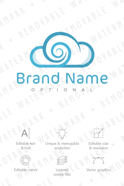 Kit Graphique #75666 Technology Cloud Divers Modles Web - Logo template Preview