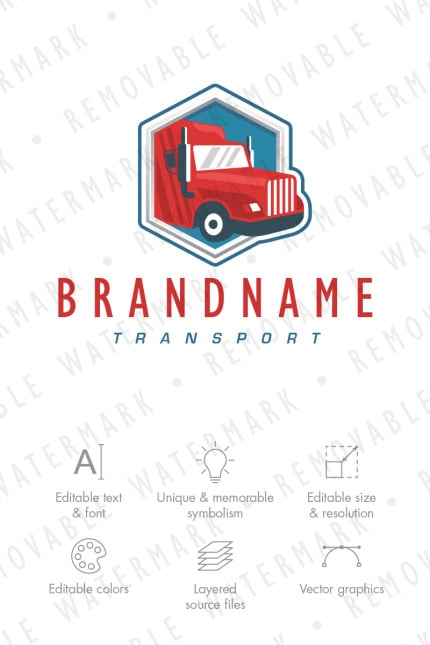 Kit Graphique #75667 Transport Poids-lourd Divers Modles Web - Logo template Preview