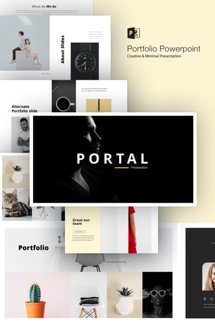 Template #75689 Creative Minimal Webdesign Template - Logo template Preview