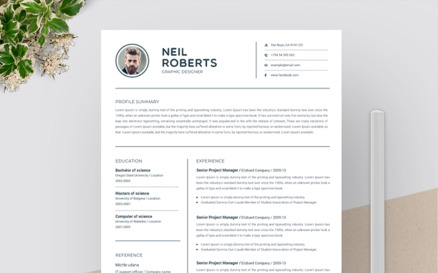 Neil Roberts - Resume Template