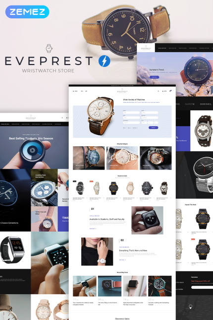 Template #75696 Watches Store Webdesign Template - Logo template Preview