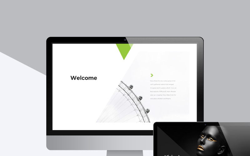Clean - PowerPoint template PowerPoint Template