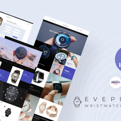 Eveprest Wristwatch - Watches Modern Ecommerce Bootstrap PrestaShop Theme PrestaShop Theme #75696