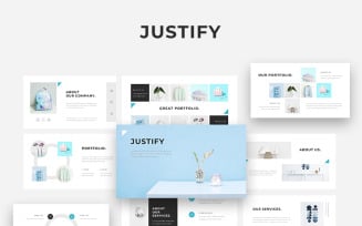 Justify - PowerPoint template