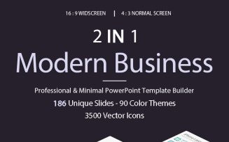 Modern Business 2 In 1 PowerPoint template