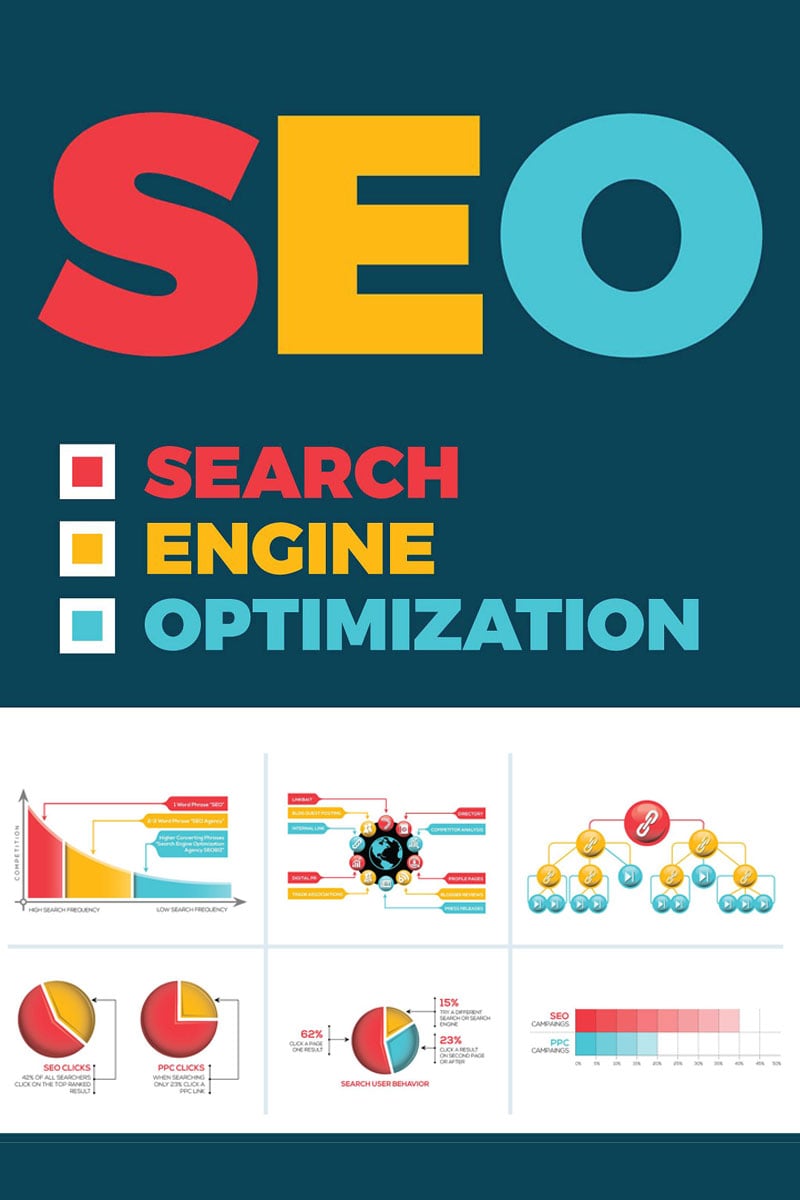 Search Engine Optimization Infograph Infographic Elements - screenshot