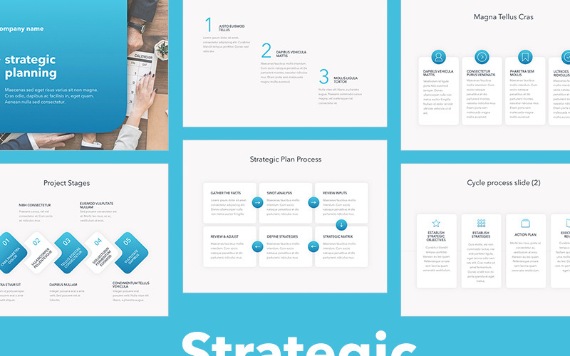 Strategic Planning PowerPoint template PowerPoint Template