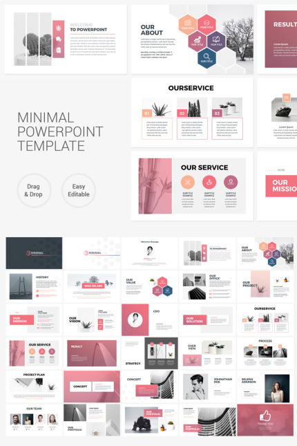 Template #75798 Powerpoint Business Webdesign Template - Logo template Preview