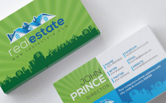 Real Estate Business Card - Corporate Identity Template