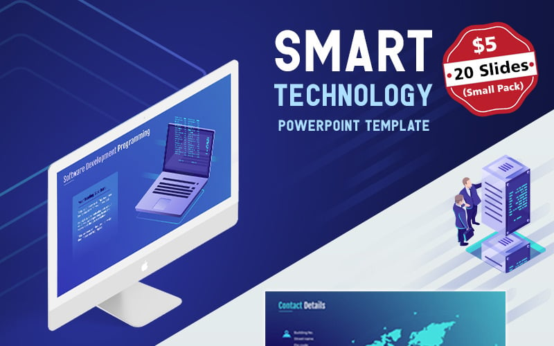Smart Tech - PowerPoint template PowerPoint Template