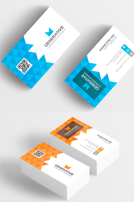 Template #75815 Card Template Webdesign Template - Logo template Preview