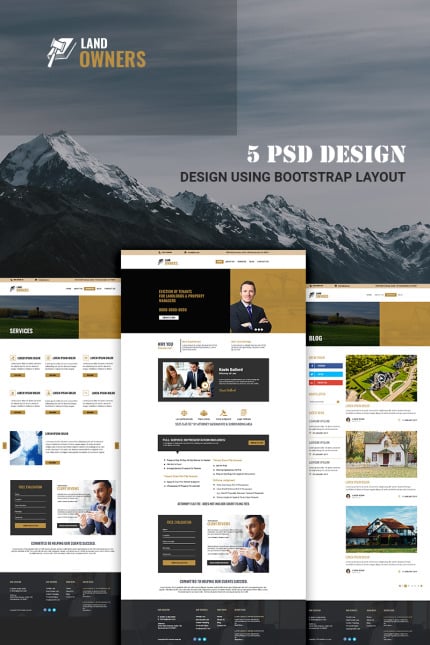 Template #75819 Owners Brokers Webdesign Template - Logo template Preview