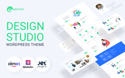 Nektop - Design Studio Multipurpose Creative Elementor WordPress Theme