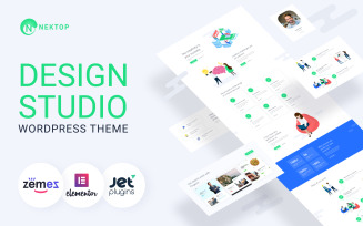 Nektop - Design Studio Multipurpose Creative WordPress Elementor Theme