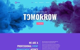 SkyEvents - Event Multipage Creative Bootstrap HTML Website Template