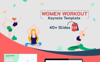 Women Workout - Keynote template