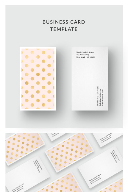 Template #75907 Card Dots Webdesign Template - Logo template Preview