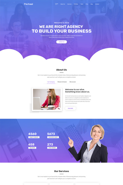 Template #75929 Bootstrap Business Webdesign Template - Logo template Preview