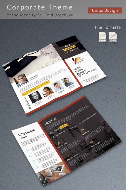 Template #75941 Fold A4 Webdesign Template - Logo template Preview