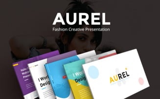 Aurel Fashion Creative Clean PowerPoint template