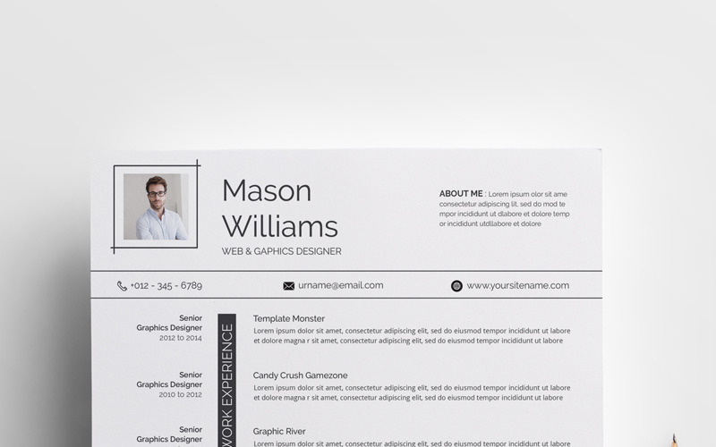 Clean and creative Resume/cv Template Resume Template