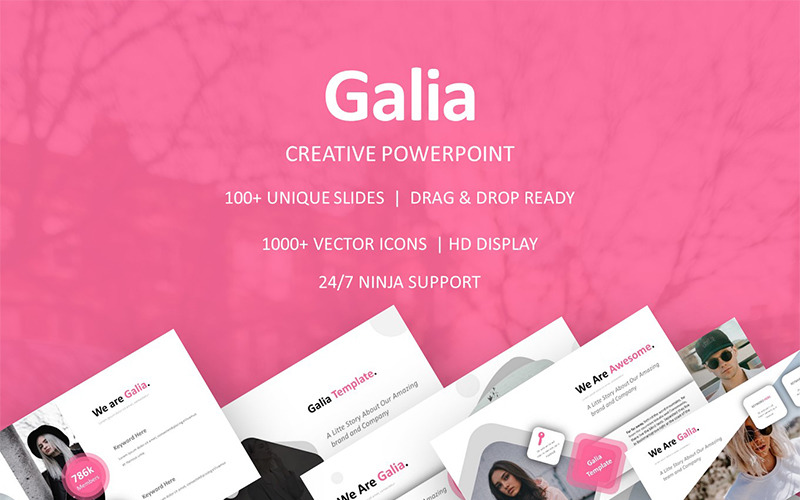 Galia PowerPoint template PowerPoint Template