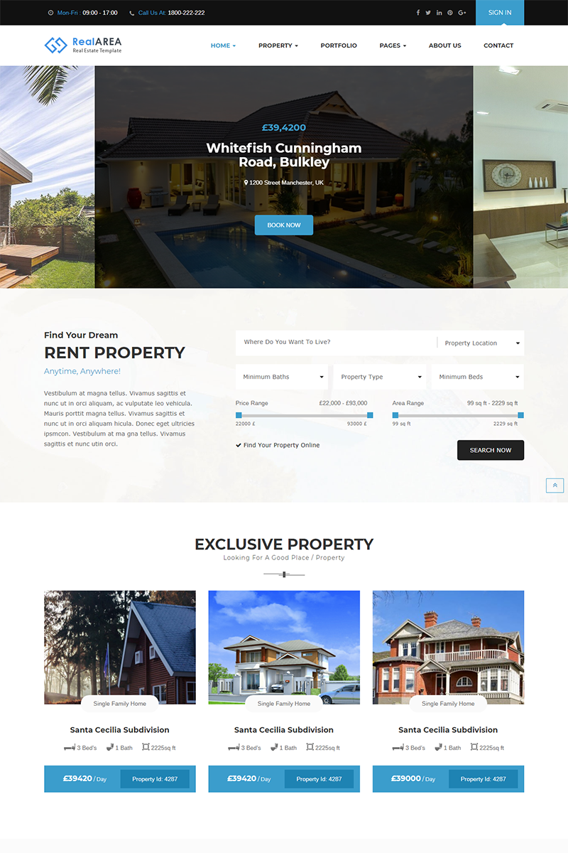 RealArea - RealEstate WordPress Theme
