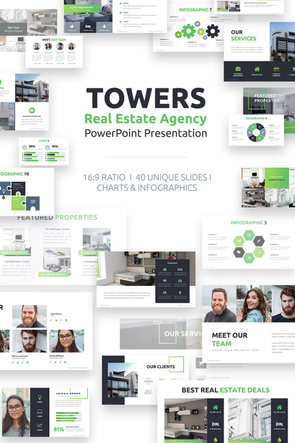 Kit Graphique #76012 Pptx Powerpoint Powerpoint MotoCMS - Logo template Preview