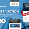 Manufax - Construction Multipurpose Creative WordPress Elementor Theme