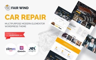 Fair Wind - Car Repair Modern WordPress Elementor Theme