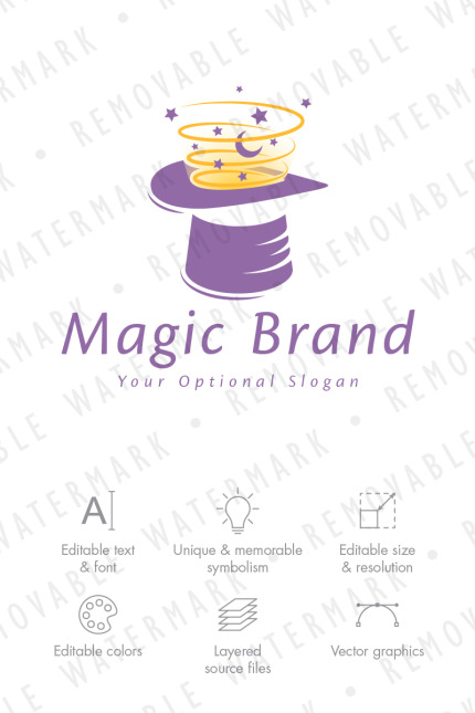 Template #76102 Portal Magic Webdesign Template - Logo template Preview