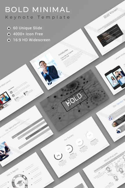 Template #76143 Minimal Presentation Webdesign Template - Logo template Preview