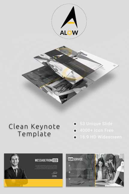 Template #76146 Creative Presentation Webdesign Template - Logo template Preview